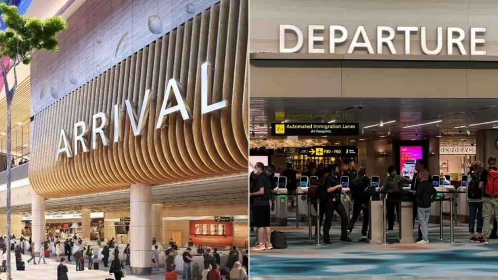 SIN Terminal Arrivals and Departures