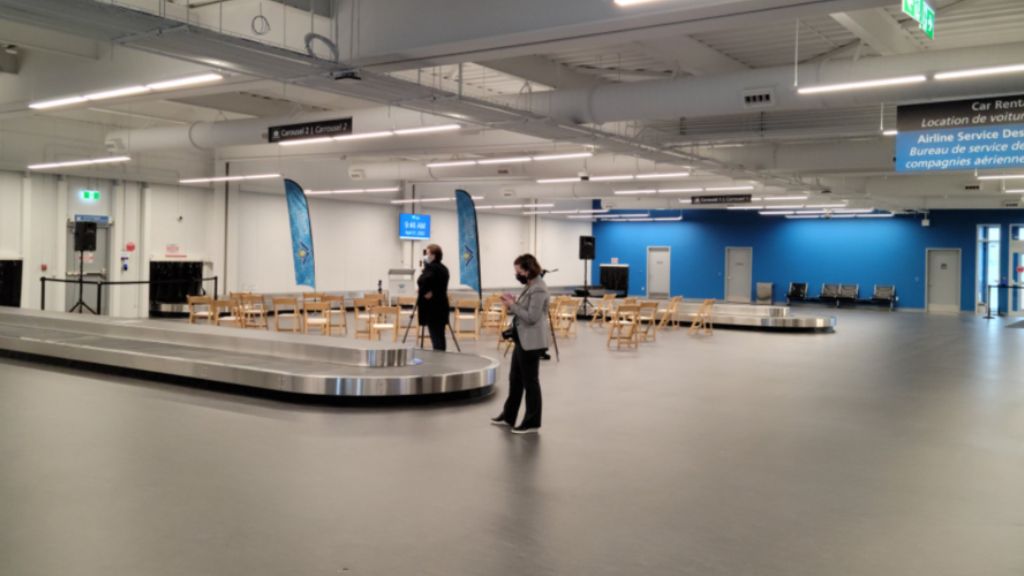 WestJet Airlines YKF Terminal