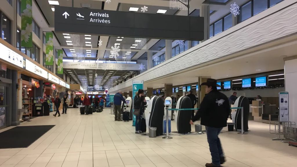WestJet Airlines YLW Terminal