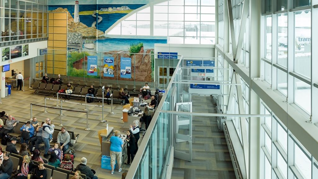 WestJet Airlines YQM Terminal
