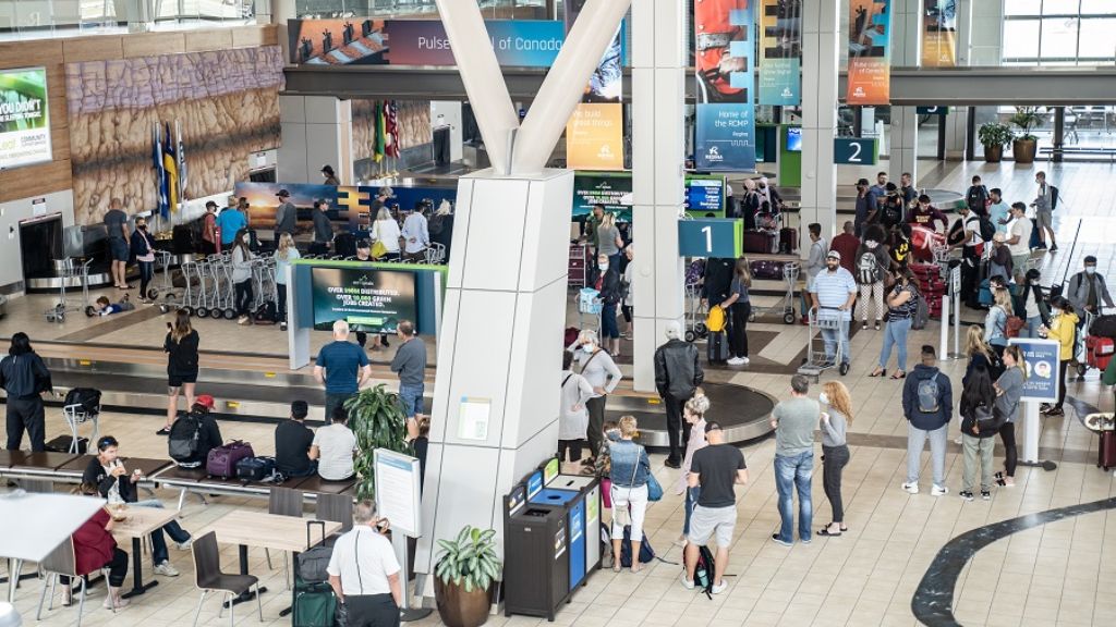 WestJet Airlines YQR Terminal – Regina International Airport